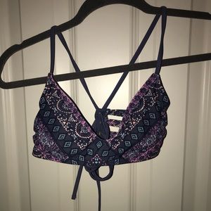 Paisley Pattern Bikini Top